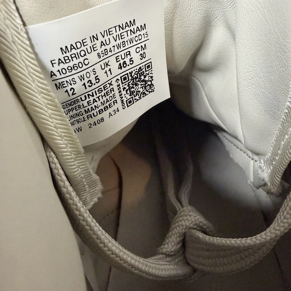 Converse TURBO MId Rick Owens DRKSHDW Pelican  A10960C Size 12 - Picture 7 of 10